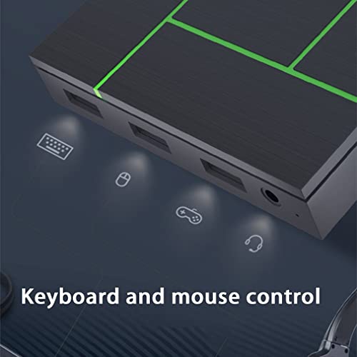 Pxn-K5 Pro Consola de Juegos Teclado Mouse Convertidor USB Adaptador de Juegos Convertidor Conversión de periféricos para Xbox One Ps4 para Ps3 Negro