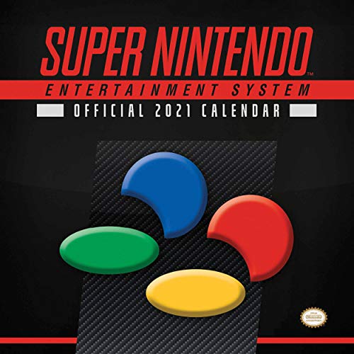 Pyramid International C21003 - Calendario de pared 2021 Nintengo Snes, unisex