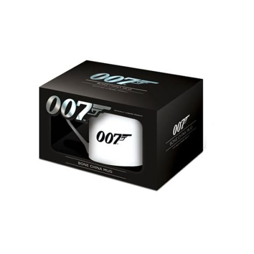 Pyramid International mgbc23559 James Bond (007 Logo) Porcelana Taza, cerámica, Multicolor, 12,5 x 8,5 x 9 cm