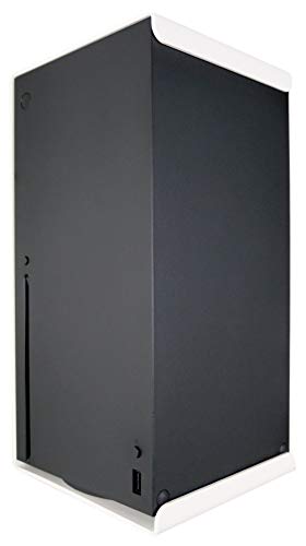 Q-View Soporte de pared para Xbox Series X, diseño exclusivo X, fabricado en Reino Unido (acero, blanco)