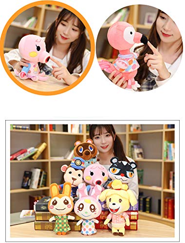 QDYL 1 Pieza Animal Crossing New Horizons 7.9"-11" Plush Stuffed Doll Limited Gran Regalo para Sus Hijos y Amigos, con coleccionismo (Octopus: 9.5'')