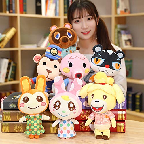 QDYL 1 Pieza Animal Crossing New Horizons Sherb 30cm Plush Stuffed Doll Limited Gran Regalo para Tus Hijos, Novias o Amantes de los Dibujos Animados para la colección (Flick (30cm))