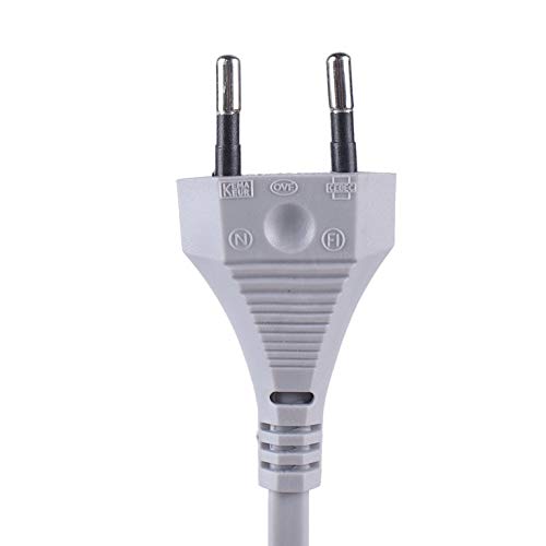 QiKun-Home Universal 100 240V Adaptador de CA de Pared Cargador de Corriente Cable de Cargador de Gamepad Cable de Cargador de Fuente de alimentación para Consola Nintend Wii U Blanco EU