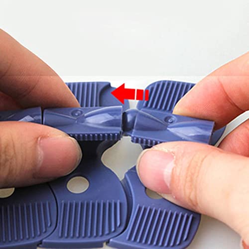 QINGPINGGUO Changeable Track with Led Light-Up Race Car, Flexible Assembled Track Electric Light Rail Car, Race Track Car Set Won'T Turn out of Track (92pcs)