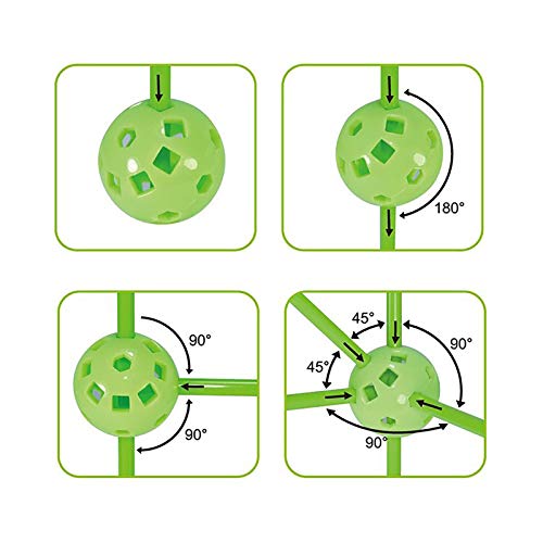 Qingsi 1Set de Forts Constructor de Cohete y Juego Kit de Construcción de Construir Kits de Juguetes Fuerte Kit de Construcción Flexible de Construcción Fuerte de BRICOLAJE Castillos