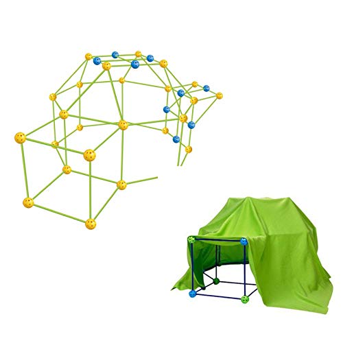 Qingsi 1Set de Forts Constructor de Cohete y Juego Kit de Construcción de Construir Kits de Juguetes Fuerte Kit de Construcción Flexible de Construcción Fuerte de BRICOLAJE Castillos