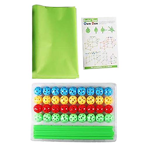 Qingsi 1Set de Forts Constructor de Cohete y Juego Kit de Construcción de Construir Kits de Juguetes Fuerte Kit de Construcción Flexible de Construcción Fuerte de BRICOLAJE Castillos