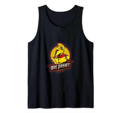 Que Pasa Sparta Spartan Warrior Funny Gamer Hombres Marido Camiseta sin Mangas
