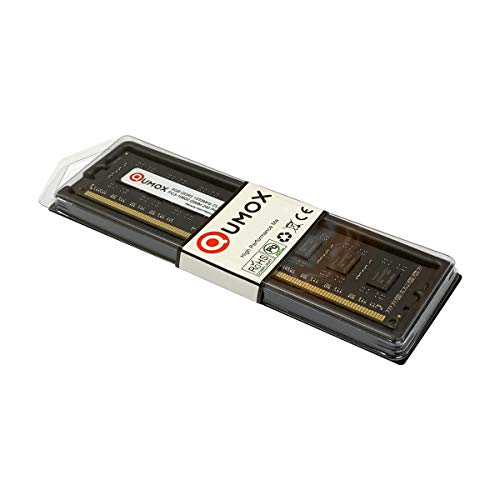 QUMOX Memoria Dimm 4GB DDR3 1333 1333MHz PC3-10600 PC-10600 (240 Pines) para computadora escritorio PC