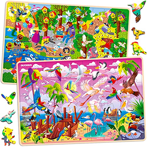 Quokka Niños Juguetes Rompecabezas Niño Niña Edad 8-10 - 60 Piezas Jigsaw Puzzles Niños Edad 5-8 8-12 - Aplicación educativa con 42 juegos de rompecabezas como regalo