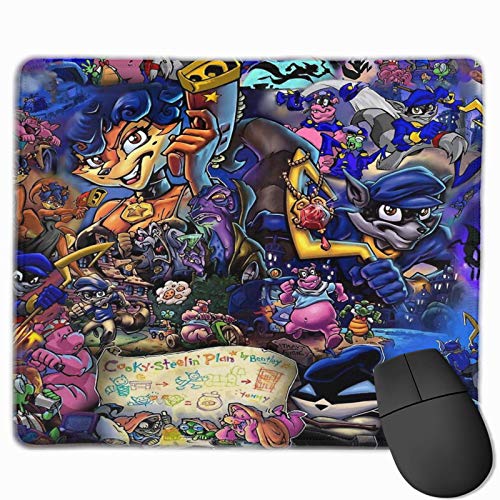 Rae Esthe Comic Collage Sly Cooper Cosido Edge Laptop Gaming Mouse Pad computadora Mousepad