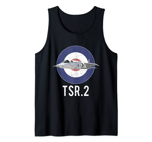 RAF TSR2 Jet Bomber Aircraft Plane Fathers Day TSR-2 TSR.2 Camiseta sin Mangas