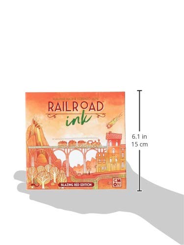 Railroad Ink: Blazing Red Edition Board Game [Importación inglesa]