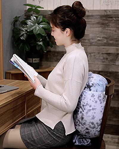 RAINBEAN Almohada de sello, Blob Chubby Felpa Lindo Animal Cojín de Juguete Suave Regalo para Niños-Gris 30cm