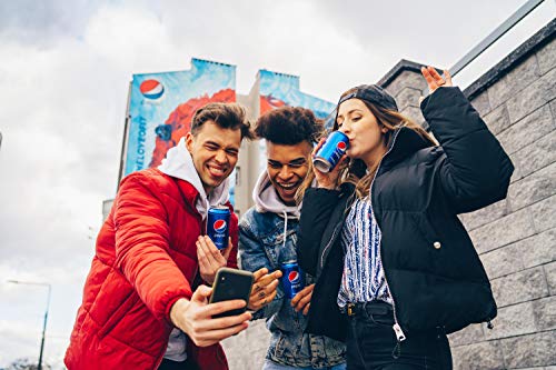 Rainbow Socks - Hombre Mujer Divertidos Calcetines de Lata de Pepsi Fria - 1 Par - Talla 41-46