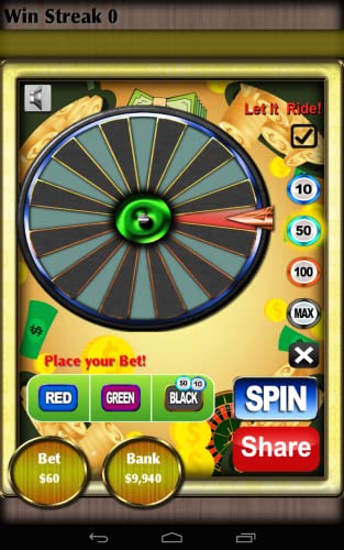 Raining Cash Roulette Free for Kindle