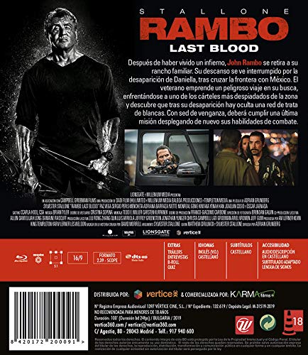 Rambo. Last Blood [Blu-ray]