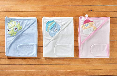 Rana de toalla con capucha de algodón – Incluye 1 gratis Manopla – con süßem Diseño para bebés y niños pequeños Stark muy absorbente toalla con capucha para bebés y niños