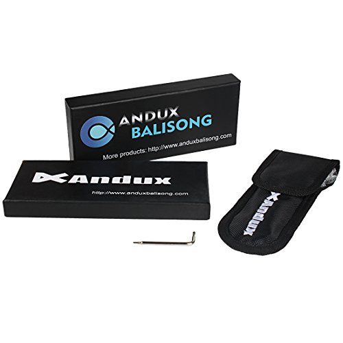 Ran's L Titanio Herramienta de Práctica de Entrenamiento CSGO con Agujeros, para los Amantes de Los Juegos, Pestillo de Primavera CS/HDD40 (Azul)