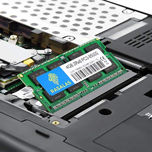 Rasalas 8GB Kit (2 x 4GB) PC3-8500S 1067MHz 1066MHz DDR3 8500 PC3-8500 SODIMM RAM Upgrade for Late 2008, Early/Mid/Late 2009, Mid 2010