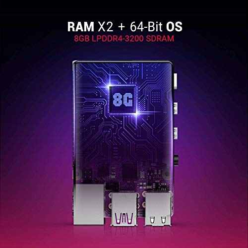 Raspberry Pi 4 8GB RAM con 32GB Tarjeta SD Precargada con Raspberry Pi OS