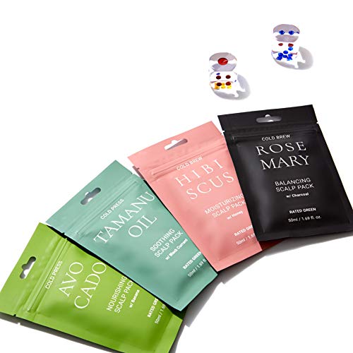 RATED GREEN Cold Brew Rosemary Balancing Scalp Pack W/Charcoal 50 ml