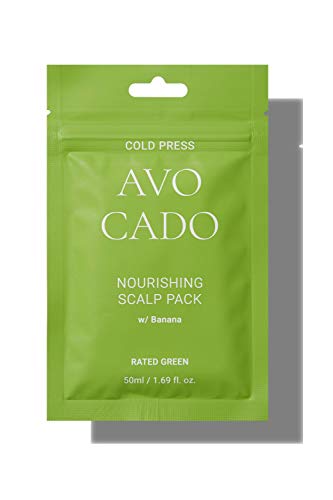 Rated Green Cold Press Avocado Nourishing Scalp Pack W/Banana 50 ml