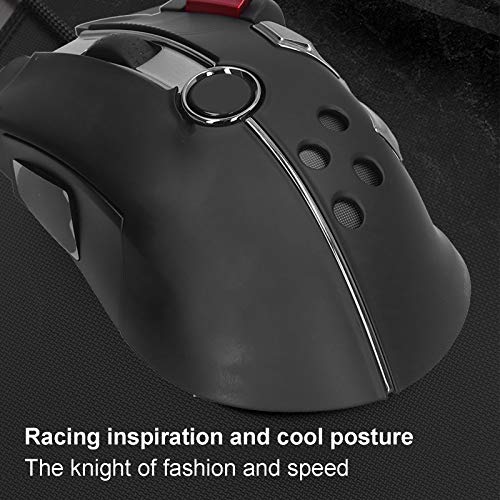 Ratón para Juegos con Cable, E-Sports Gaming Free Drive Lighting Computadora USB Computadora de Escritorio Computadora Ratones RGB, para Windows 98/2000/ME/NT/XP/VISTA/7/8/10/11/OS X(Negro)