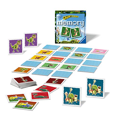 Ravensburger Mini Memory® | Gigantosaurus | 48 Tarjetas Juego para Niños