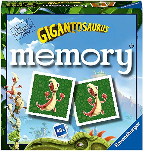 Ravensburger Mini Memory® | Gigantosaurus | 48 Tarjetas Juego para Niños