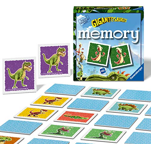 Ravensburger Mini Memory® | Gigantosaurus | 48 Tarjetas Juego para Niños
