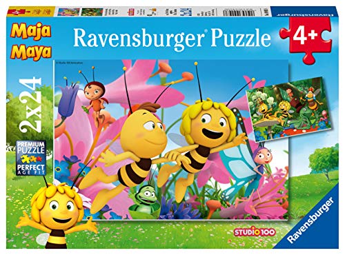 Ravensburger - Puzzle Abeja Maya, Pack de 2 x 24 Piezas (90938)