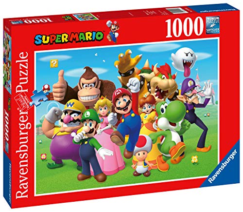 Ravensburger Puzzle, Puzzles 1000 Piezas, Super Mario, Puzzles para Adultos, Puzzle Ravensburger