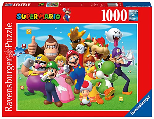 Ravensburger Puzzle, Puzzles 1000 Piezas, Super Mario, Puzzles para Adultos, Puzzle Ravensburger
