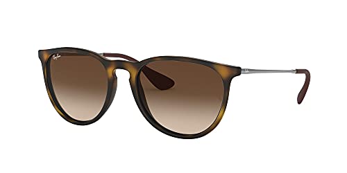 Ray-Ban Erika Classic Gafas de Sol, Marrón (Tortoise/Gunmetal/Brown Gradient), 54 Unisex-Adulto