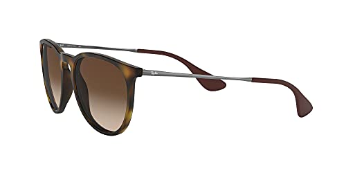 Ray-Ban Erika Classic Gafas de Sol, Marrón (Tortoise/Gunmetal/Brown Gradient), 54 Unisex-Adulto