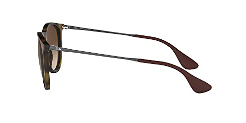Ray-Ban Erika Classic Gafas de Sol, Marrón (Tortoise/Gunmetal/Brown Gradient), 54 Unisex-Adulto