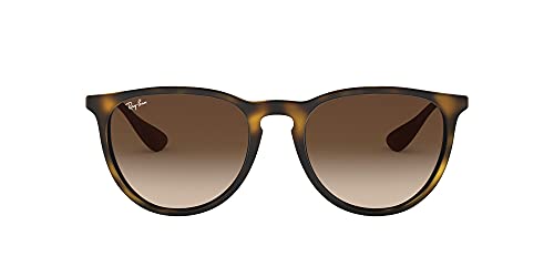 Ray-Ban Erika Classic Gafas de Sol, Marrón (Tortoise/Gunmetal/Brown Gradient), 54 Unisex-Adulto