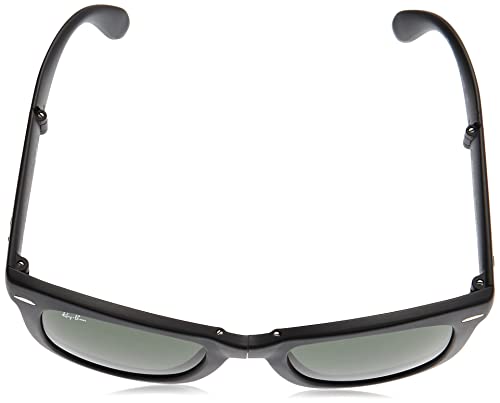 Ray-Ban Folding Wayfarer Gafas de Sol, Matte Black, 55 para Hombre
