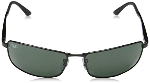 Ray-Ban Gafas de sol Para Hombre RB3498-002/71: Negro brillante - 64mm
