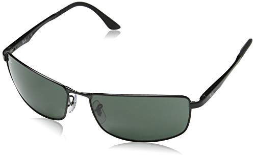 Ray-Ban Gafas de sol Para Hombre RB3498-002/71: Negro brillante - 64mm