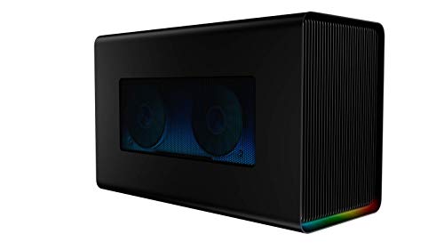 Razer Core X Chroma - Thunderbolt 3 External Graphics Card Housing (Egpu) para Windows 10 y Mac - Solución gráfica Externa para portátiles con iluminación RGB Chroma