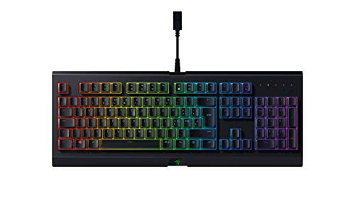 Razer Cynosa Chroma USB QWERTY Italiano Negro - Teclado (Alámbrico, USB, Interruptor de Membrana, QWERTY, LED RGB, Negro)