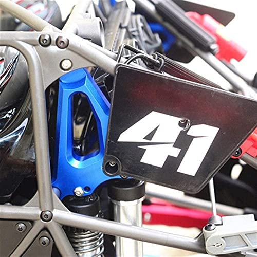 Rc Código fijo de suspensión de aleación de automóviles, compatible con Traxxas 1/7 Corredor desierto ilimitado Udr , Mount Servo Toder, Accesorios de carreras de juguetes, 4 colores ( Color : Black )
