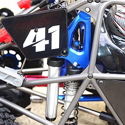 Rc Código fijo de suspensión de aleación de automóviles, compatible con Traxxas 1/7 Corredor desierto ilimitado Udr , Mount Servo Toder, Accesorios de carreras de juguetes, 4 colores ( Color : Black )