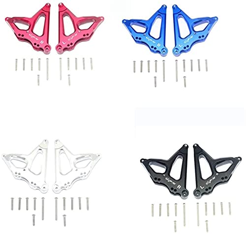 Rc Código fijo de suspensión de aleación de automóviles, compatible con Traxxas 1/7 Corredor desierto ilimitado Udr , Mount Servo Toder, Accesorios de carreras de juguetes, 4 colores ( Color : Black )