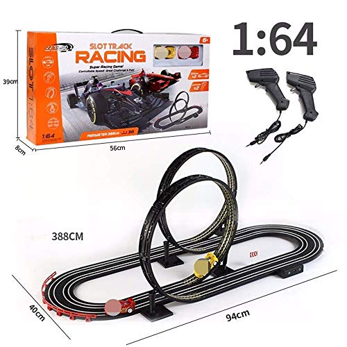 RC Toy Racing Track 1:64 Toy Car Track Car Electric Remote Control Track Racing 360 Swirling Double Competition Sport Toy