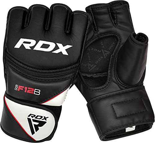 RDX Maya Cuero MMA UFC Guantes Lucha Libre Sparring Artes Marciales Guantillas Entrenamiento Grappling