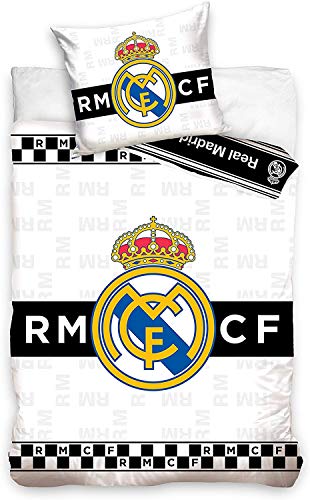 Real Madrid RM181051-135 - Juego de cama (135 x 200 cm)