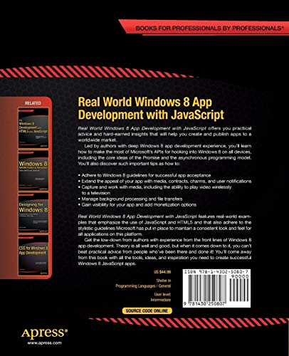 Real World Windows 8 App Development with JavaScript: Create Great Windows Store Apps (Expert's Voice in Windows 8)
